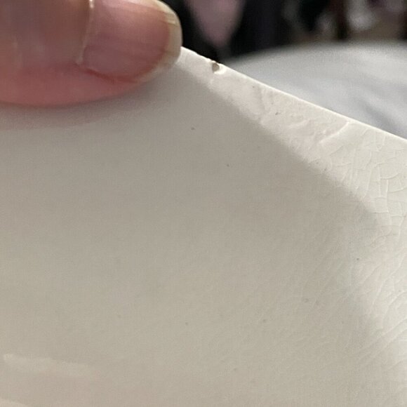 Wedgwood Vintage Trentham Red Square Flower Urn Handled Cake Plate England 9.5" - Picture 10 of 10